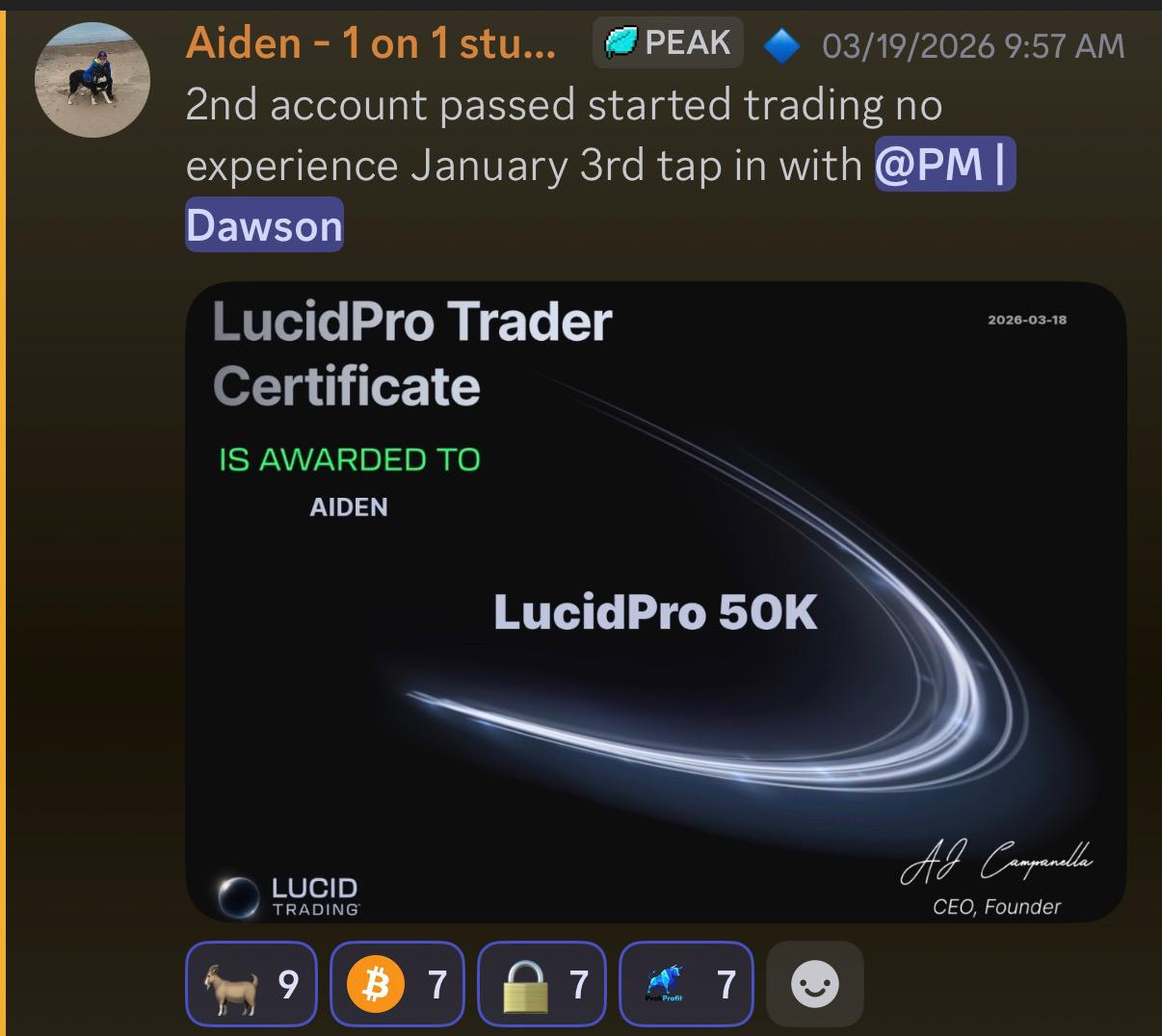 Trader result 2